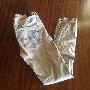 American eagle sateen jeggings
